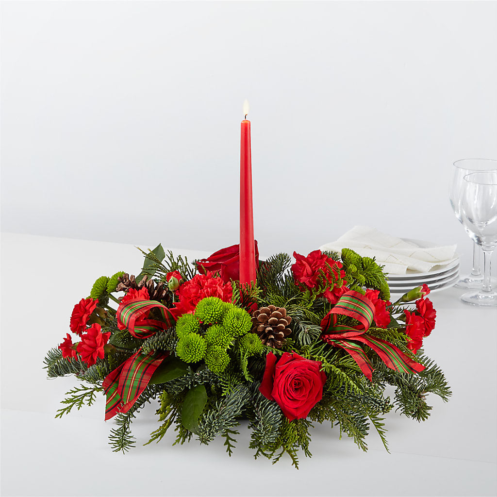 By the Candlelight Centerpiece – James Floral Shoppe, Wilkinsburg PA