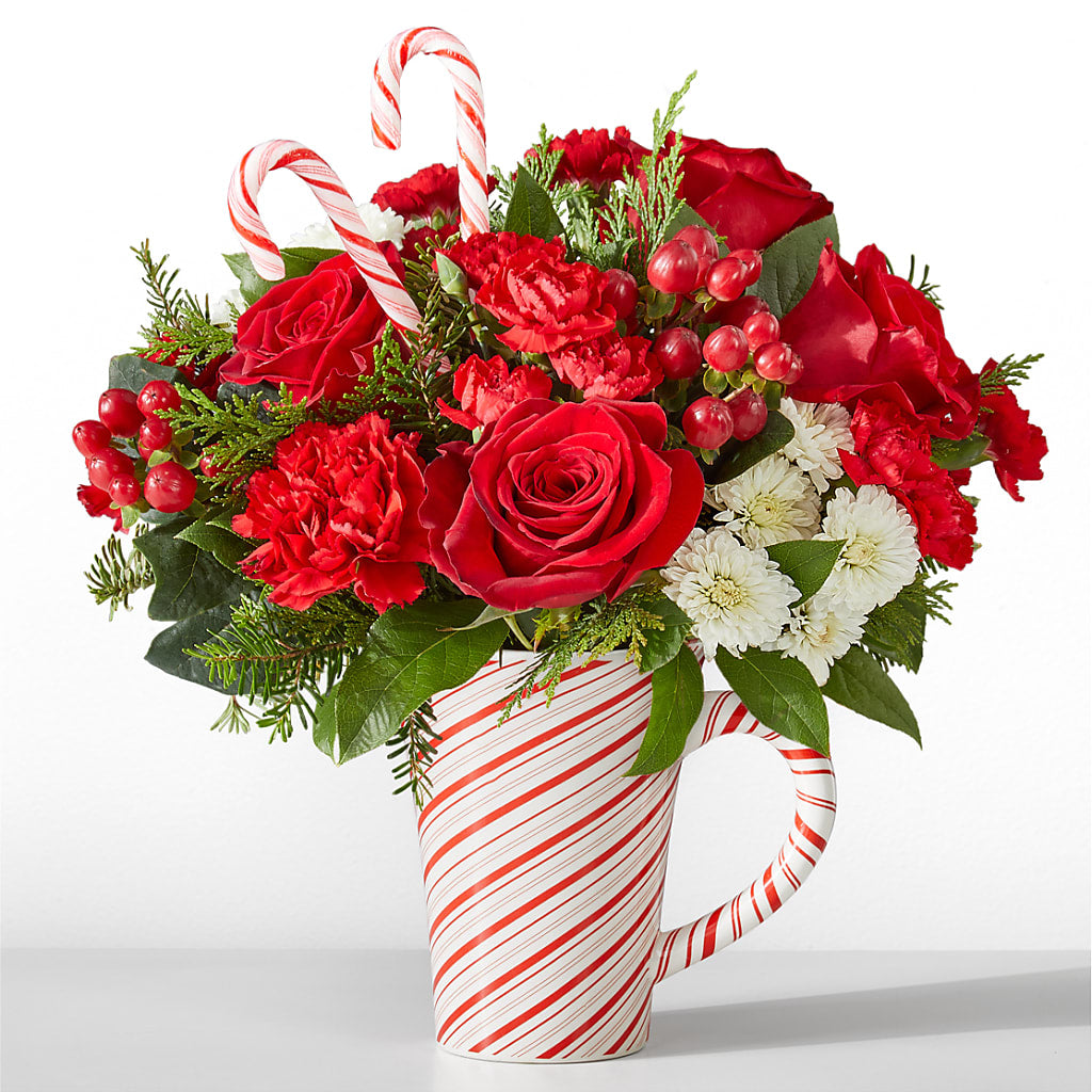 Peppermint Swirl Mug – James Floral Shoppe, Wilkinsburg PA
