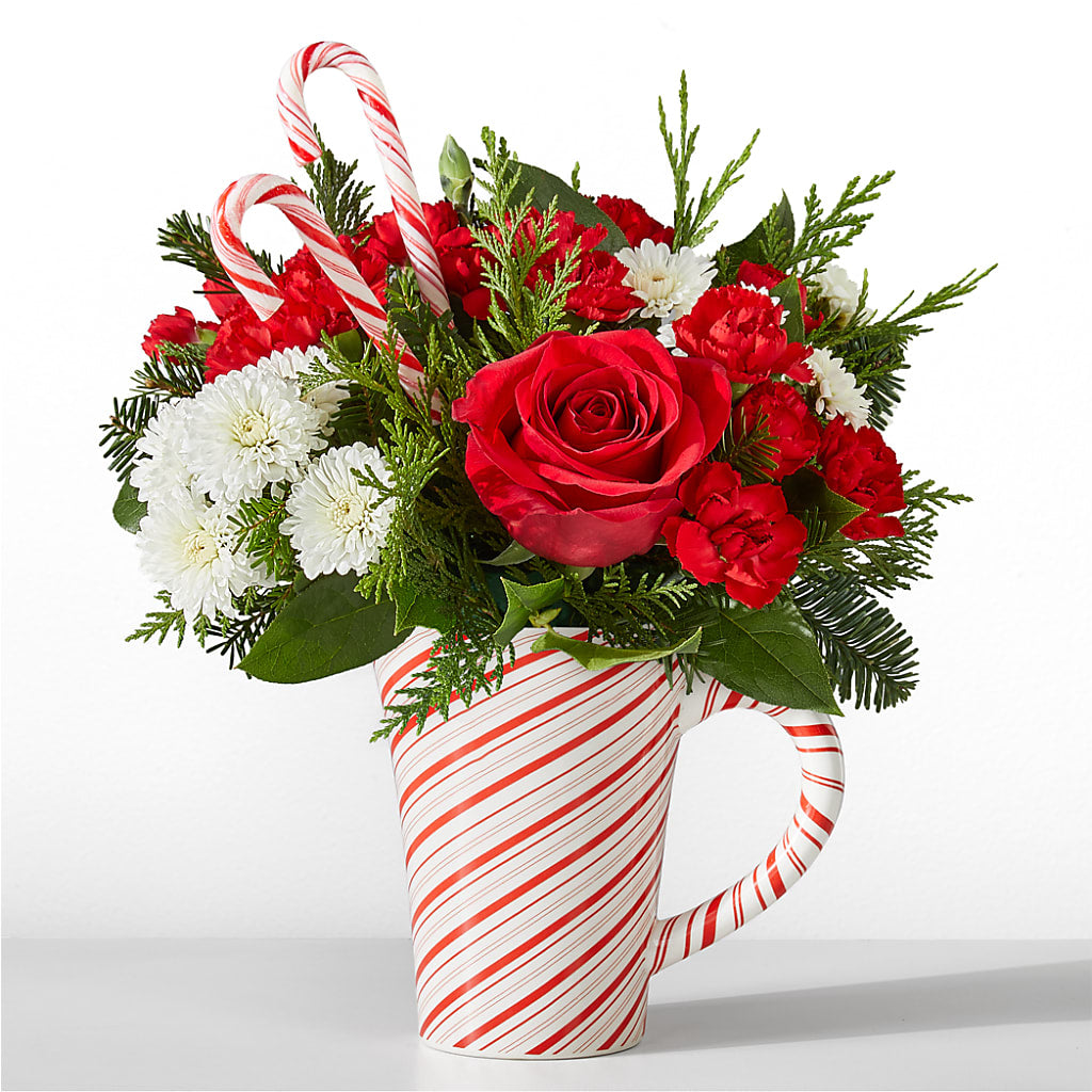 Peppermint Swirl Mug – James Floral Shoppe, Wilkinsburg PA