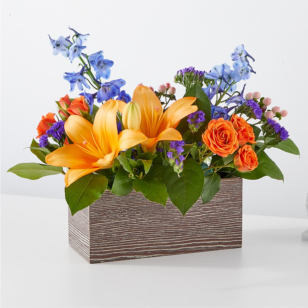 Radiant Citrus Box Bouquet – James Floral Shoppe, Wilkinsburg PA