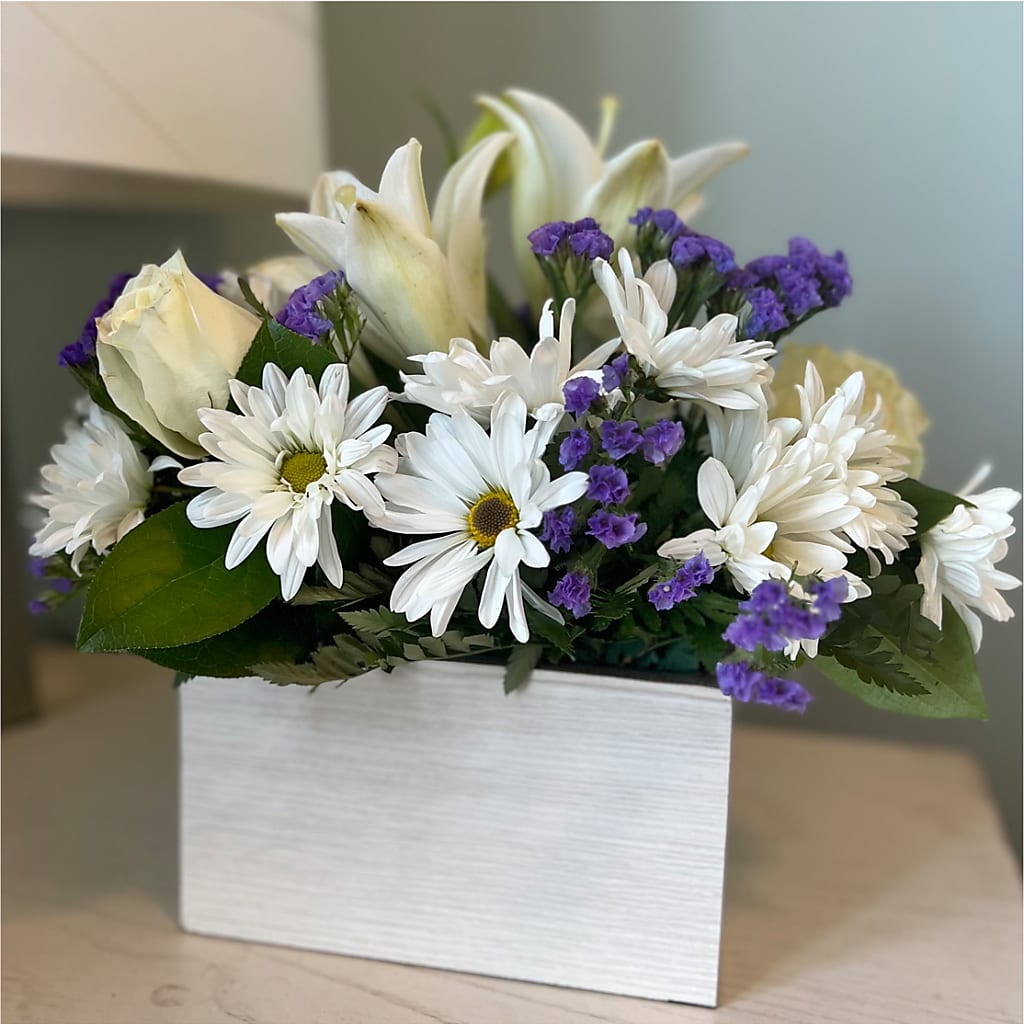 Beyond Blue Box Bouquet – James Floral Shoppe, Wilkinsburg PA