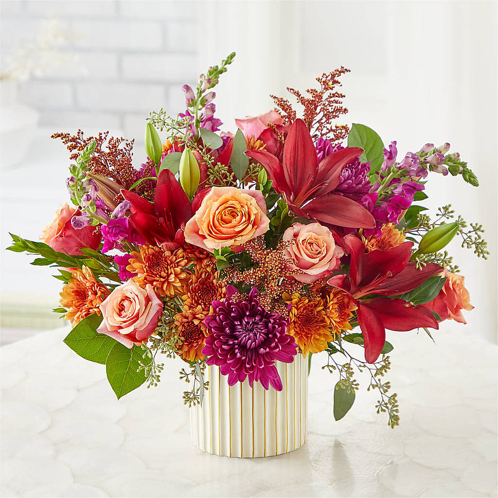 Burgundy Landscape Bouquet – James Floral Shoppe, Wilkinsburg PA