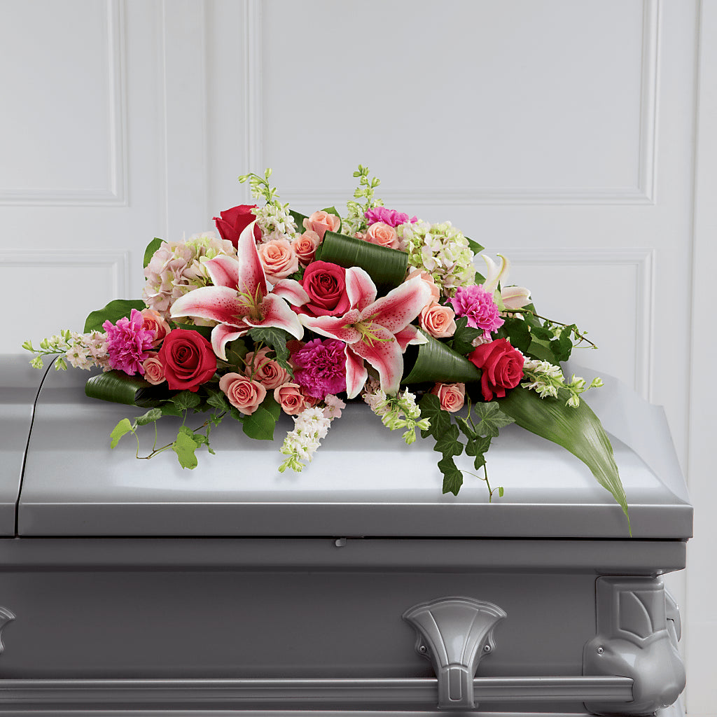 Splendid Grace Casket Spray – James Floral Shoppe, Wilkinsburg PA