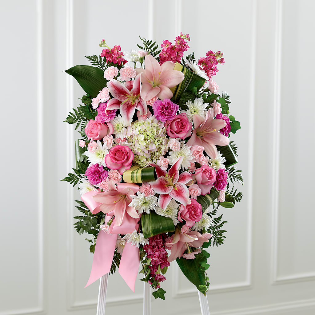 Comforting Standing Spray – James Floral Shoppe, Wilkinsburg PA