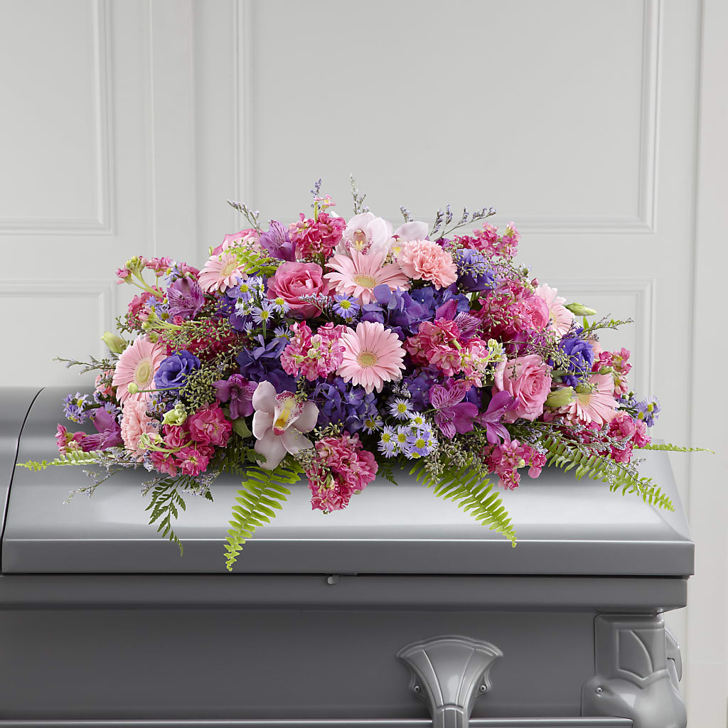 Glorious Garden Casket Spray – James Floral Shoppe, Wilkinsburg PA
