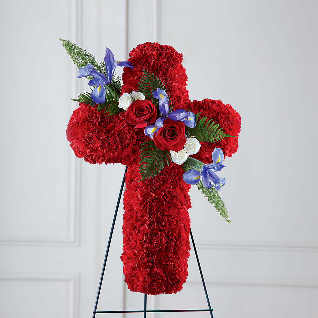 Faithful Hero Floral Cross – James Floral Shoppe, Wilkinsburg PA
