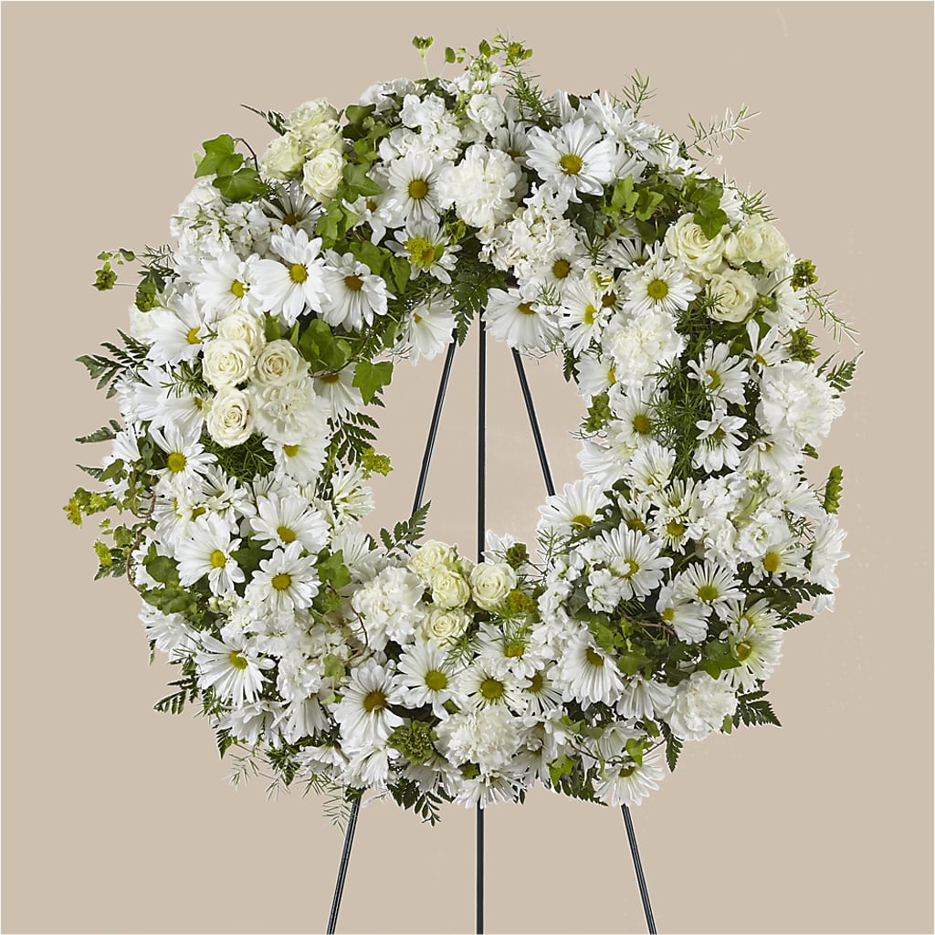 Faithful Wishes Wreath – James Floral Shoppe, Wilkinsburg PA