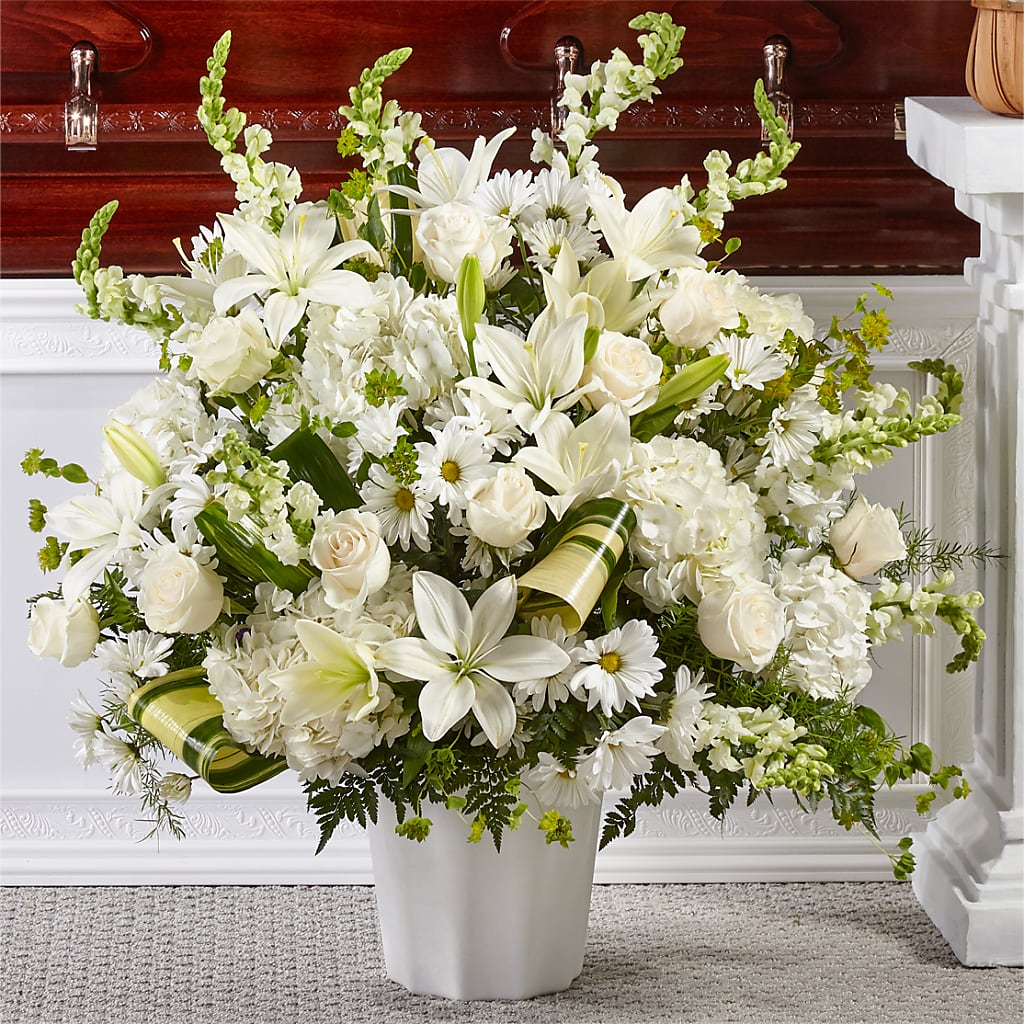 Thoughts of Tranquility Floor Basket – James Floral Shoppe, Wilkinsburg PA