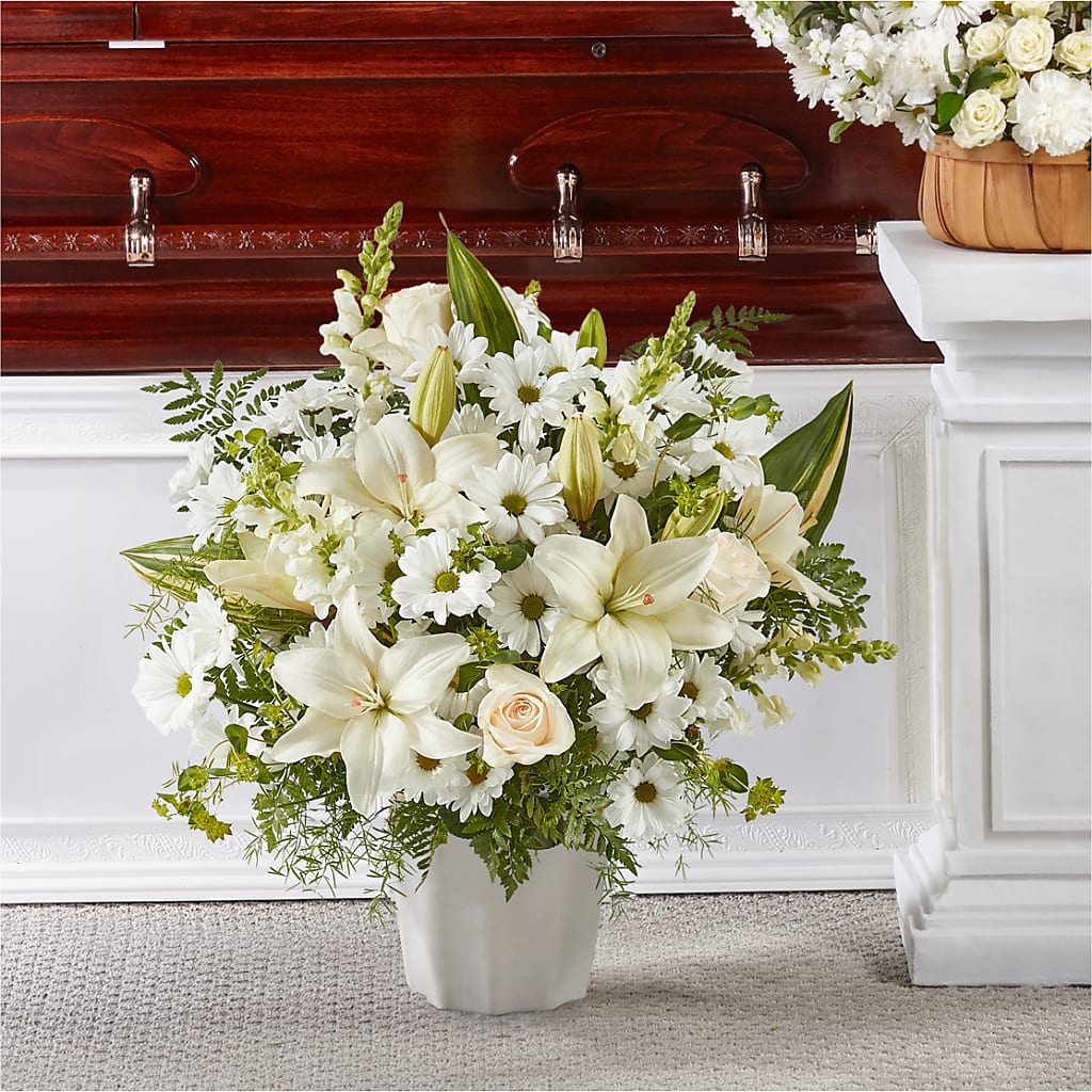 Thoughts of Tranquility Floor Basket – James Floral Shoppe, Wilkinsburg PA