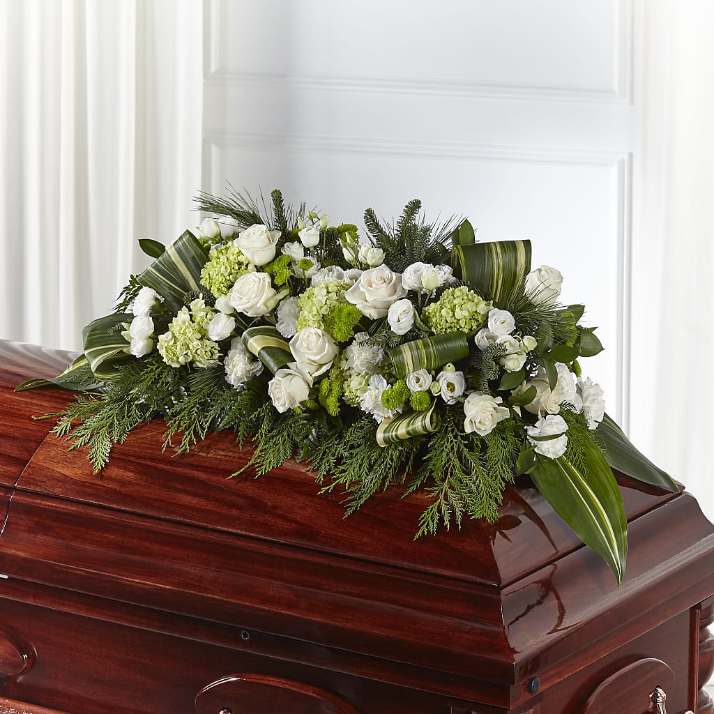 Hopeful Gesture Casket Spray – James Floral Shoppe, Wilkinsburg PA