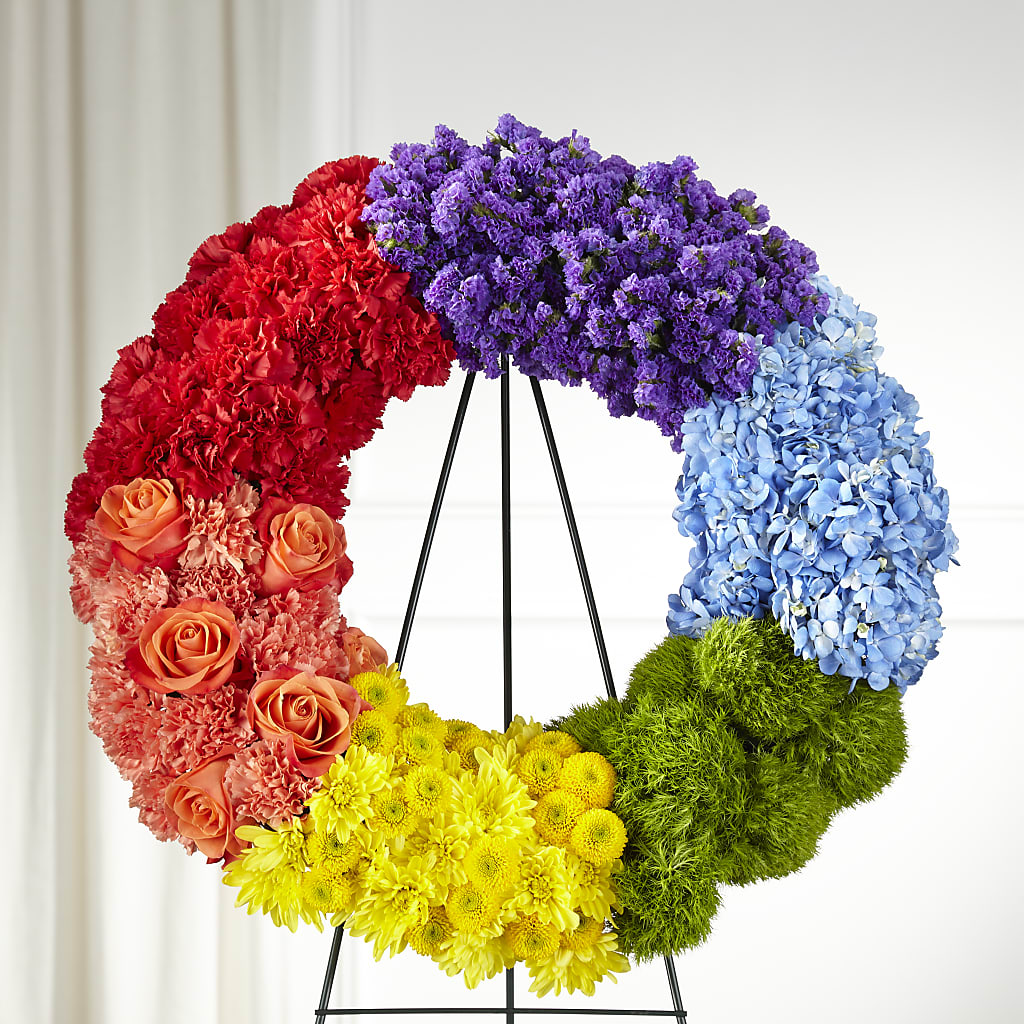 Circle of Love Wreath – James Floral Shoppe, Wilkinsburg PA