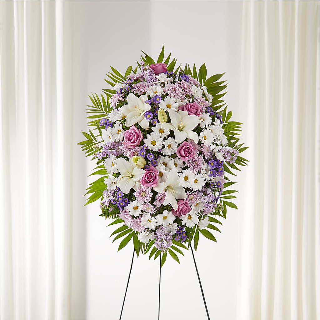 Surrounded by Love Standing Spray – James Floral Shoppe, Wilkinsburg PA