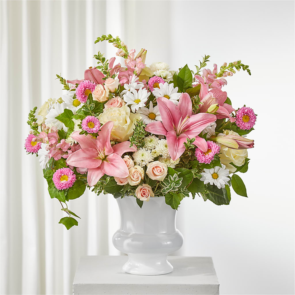Empathetic Blooms Urn Arrangement – James Floral Shoppe, Wilkinsburg PA