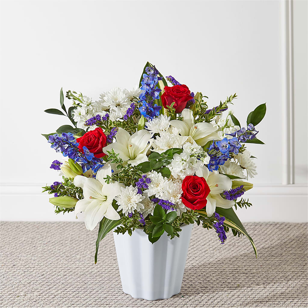 Consoled Floor Basket – James Floral Shoppe, Wilkinsburg PA