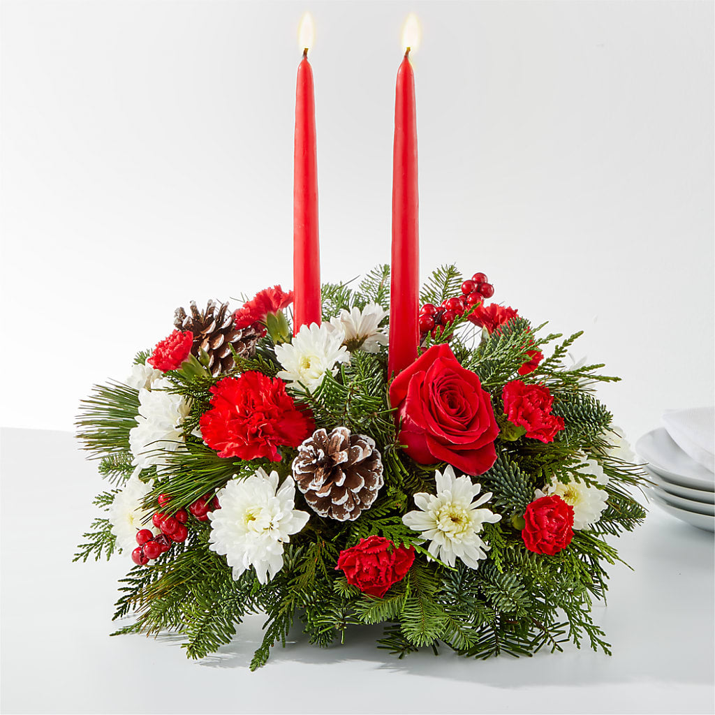 Holiday Soiree Centerpiece – James Floral Shoppe, Wilkinsburg PA