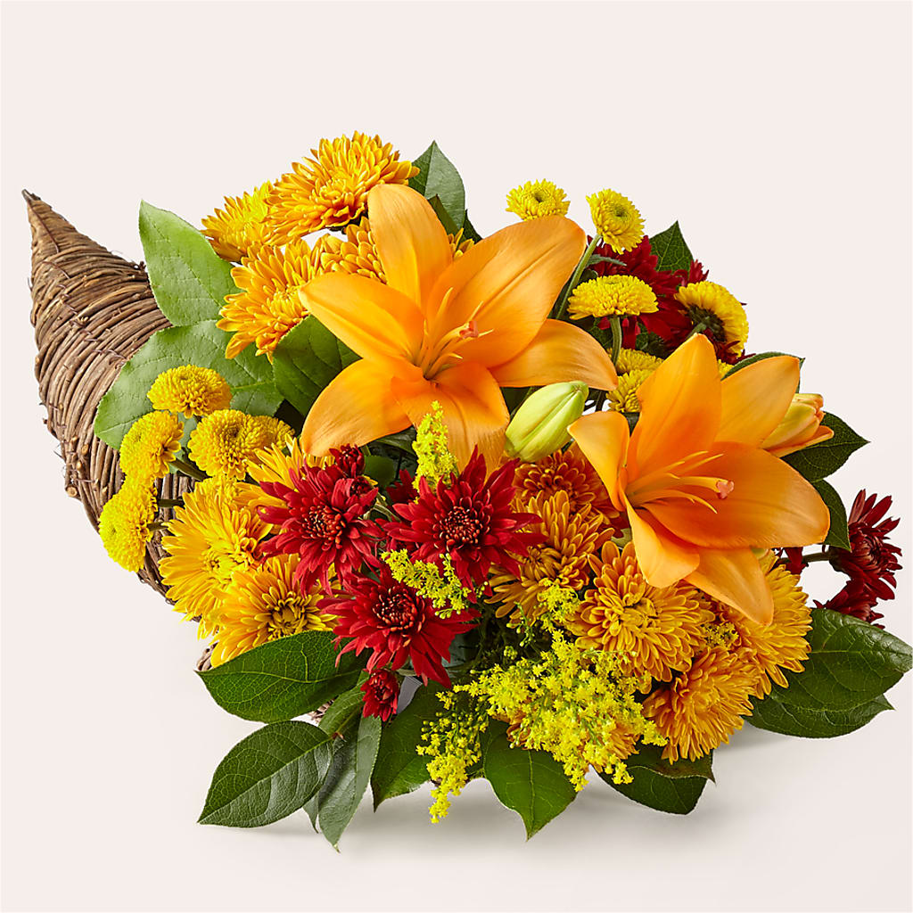 Feast of Color Cornucopia – James Floral Shoppe, Wilkinsburg PA