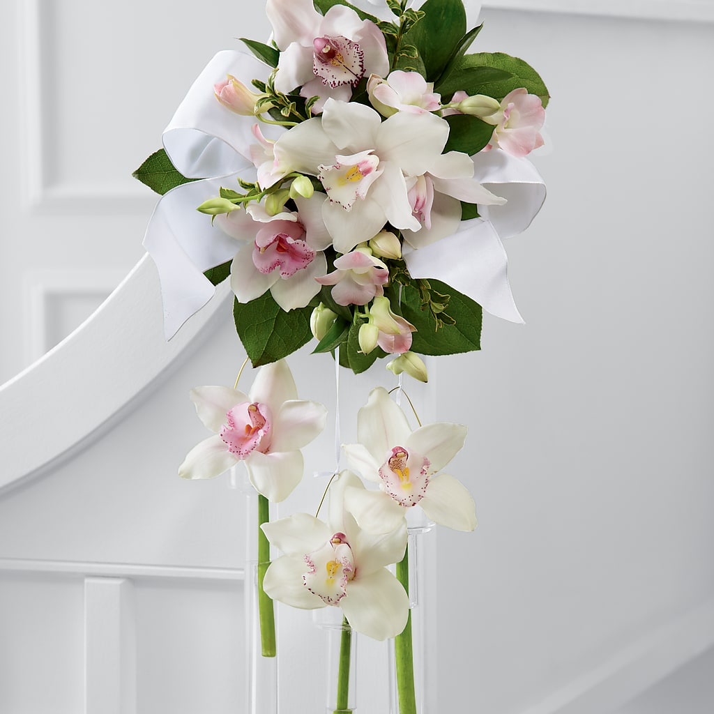 Perfect Entrance Pew Arrangement – James Floral Shoppe, Wilkinsburg PA