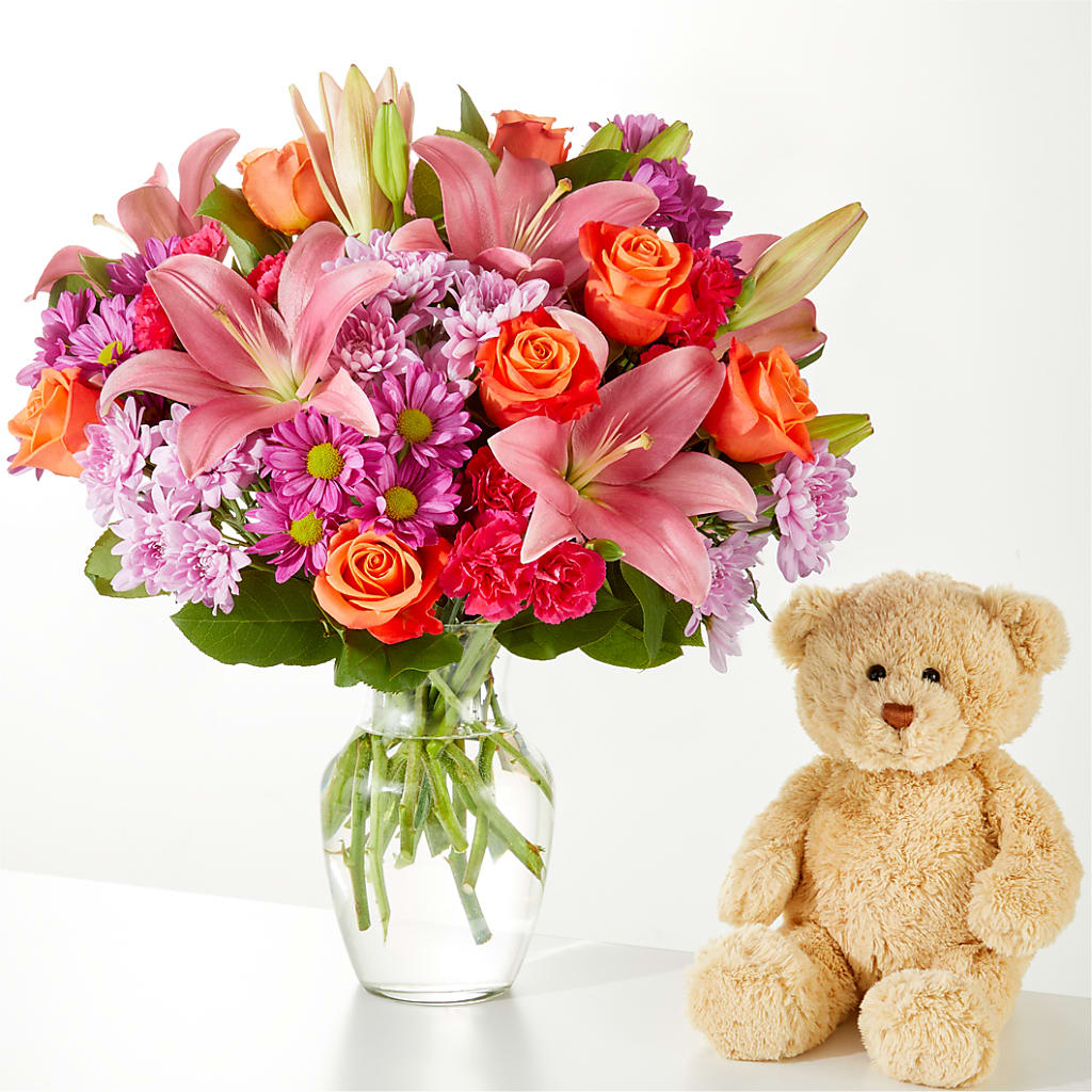 One and Only Bouquet and Bear Bundle –  James Floral Shoppe, Wilkinsburg PA