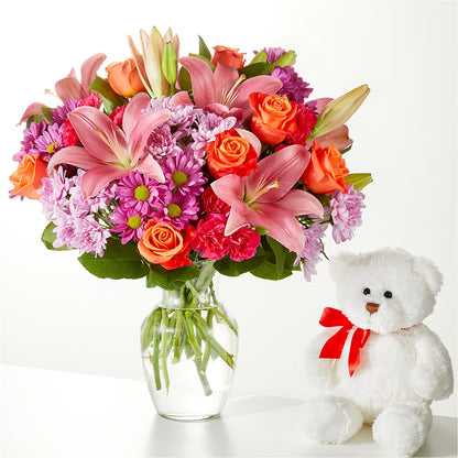 One and Only Bouquet and Bear Bundle –  James Floral Shoppe, Wilkinsburg PA