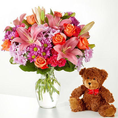 One and Only Bouquet and Bear Bundle –  James Floral Shoppe, Wilkinsburg PA