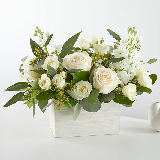 Fresh Linen Box Bouquet –  James Floral Shoppe, Wilkinsburg PA