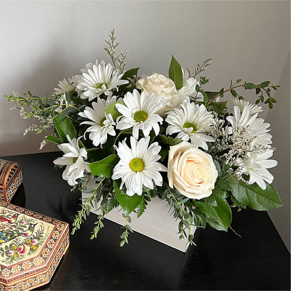 Fresh Linen Box Bouquet –  James Floral Shoppe, Wilkinsburg PA