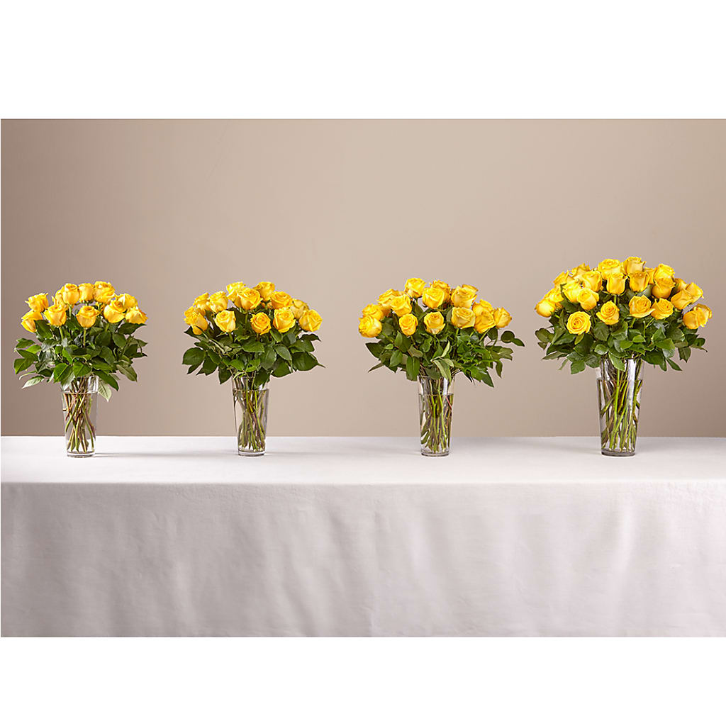Long Stem Yellow Rose Bouquet –  James Floral Shoppe, Wilkinsburg PA
