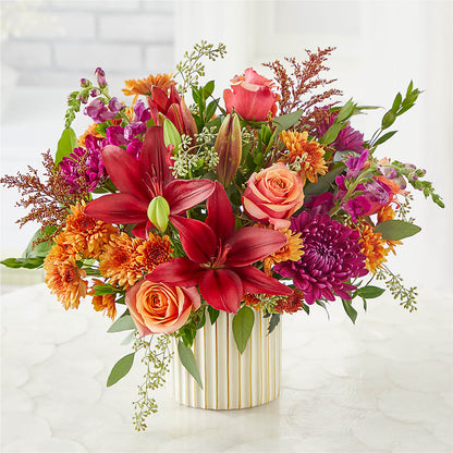 Burgundy Landscape Bouquet –  James Floral Shoppe, Wilkinsburg PA
