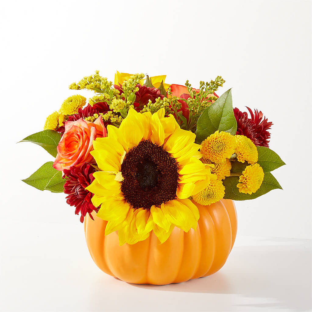 Golden Gourd Pumpkin Bouquet –  James Floral Shoppe, Wilkinsburg PA