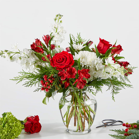 Merry Moment Bouquet – A Florist Original –  James Floral Shoppe, Wilkinsburg PA