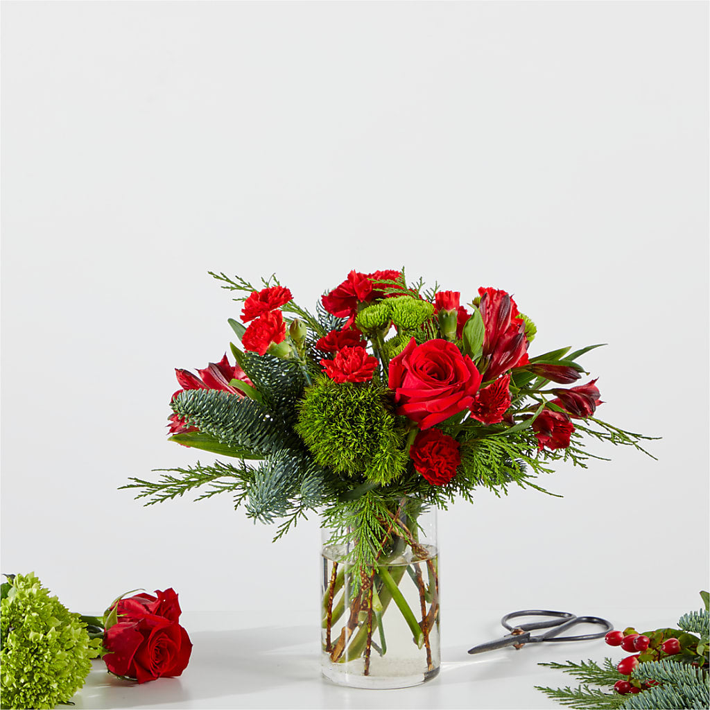 Merry Moment Bouquet – A Florist Original –  James Floral Shoppe, Wilkinsburg PA