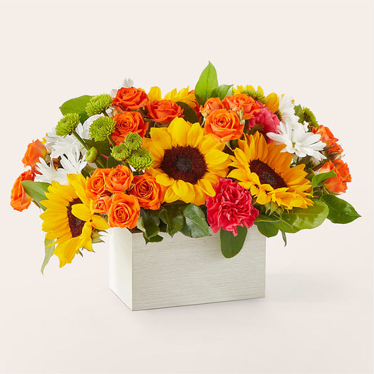 Sun-drenched Blooms Box Bouquet –  James Floral Shoppe, Wilkinsburg PA
