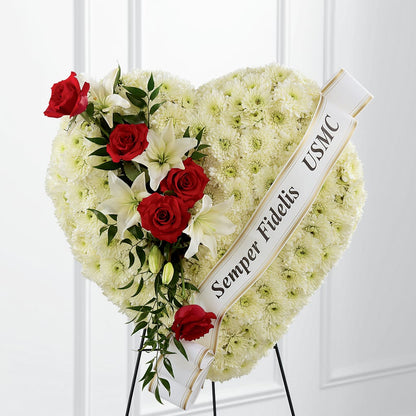 Heartfelt Hero Standing Heart –  James Floral Shoppe, Wilkinsburg PA
