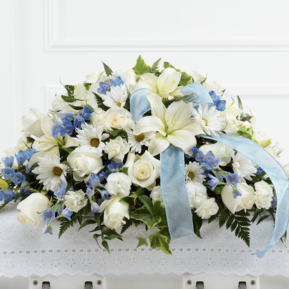 Tender Treasure Casket Spray –  James Floral Shoppe, Wilkinsburg PA