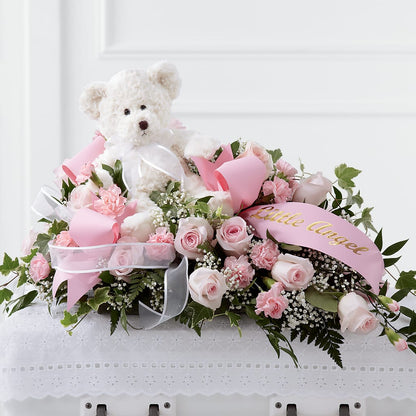Touch of Sympathy Casket Spray –  James Floral Shoppe, Wilkinsburg PA