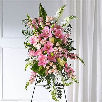 Elegant Embrace Standing Spray –  James Floral Shoppe, Wilkinsburg PA