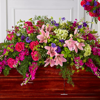 Radiant Tribute Casket Spray –  James Floral Shoppe, Wilkinsburg PA