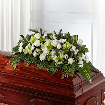 Hopeful Gesture Casket Spray –  James Floral Shoppe, Wilkinsburg PA