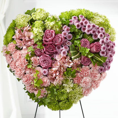 Heartwarming Standing Heart –  James Floral Shoppe, Wilkinsburg PA