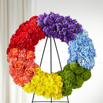 Circle of Love Wreath –  James Floral Shoppe, Wilkinsburg PA