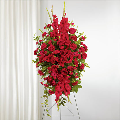 From the Heart Standing Spray –  James Floral Shoppe, Wilkinsburg PA