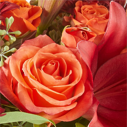 Crimson Leaves Bouquet –  James Floral Shoppe, Wilkinsburg PA