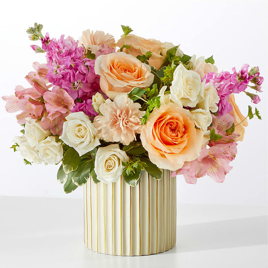 Paradise Bouquet with Ivory Vase –  James Floral Shoppe, Wilkinsburg PA