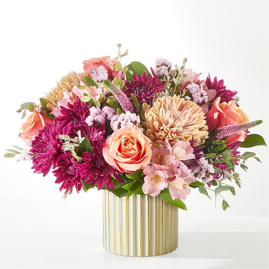 Berry Cobbler Bouquet with Ivory Vase –  James Floral Shoppe, Wilkinsburg PA