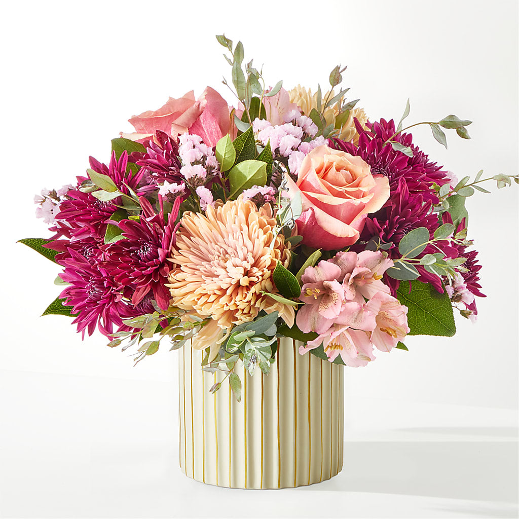 Berry Cobbler Bouquet with Ivory Vase –  James Floral Shoppe, Wilkinsburg PA