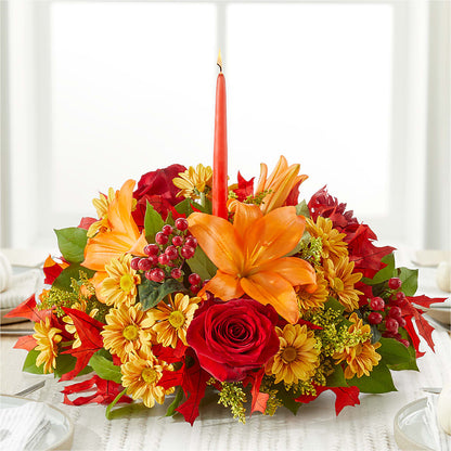 Autumn's Embrace Centerpiece –  James Floral Shoppe, Wilkinsburg PA