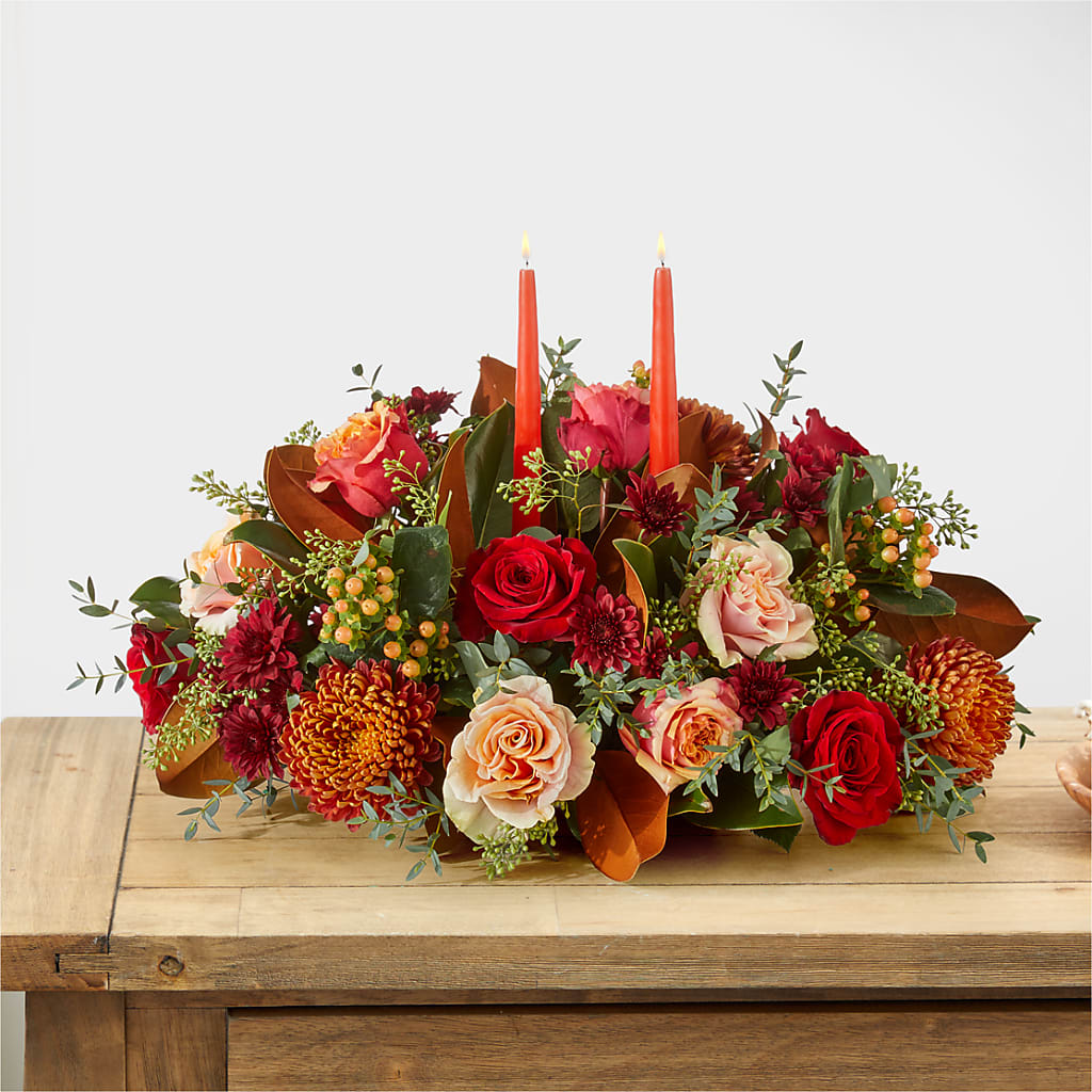Gather Near Centerpiece –  James Floral Shoppe, Wilkinsburg PA
