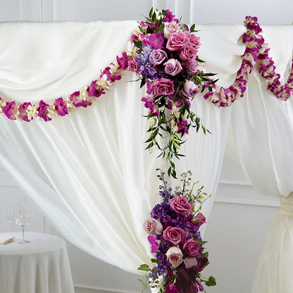 Color & Light Chuppah Decor –  James Floral Shoppe, Wilkinsburg PA